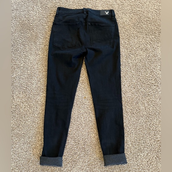 Women’s American Eagle Black Hi-Rise Jegging. Super Stretch size 4 - Picture 2 of 4
